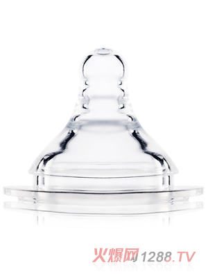 媽媽易單個裝液態(tài)硅膠母乳實感寬口徑奶嘴