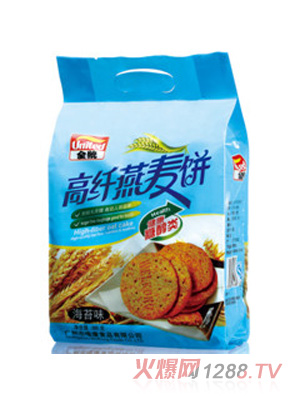 全統(tǒng)無糖高纖燕麥餅海苔味365g