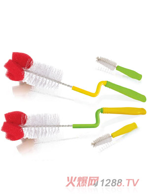 愛樂寶海綿奶瓶刷（旋轉組合）