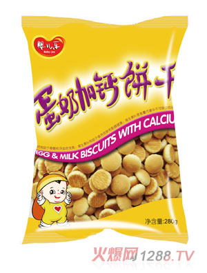 嬰兒樂(lè)蛋奶加鈣餅干280g