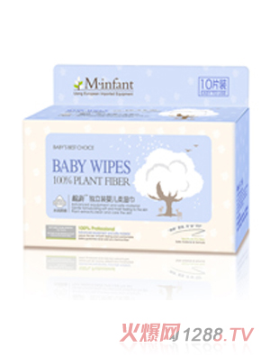 棉新獨(dú)立裝嬰兒柔濕巾10片裝
