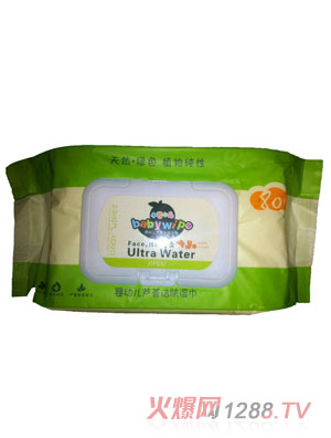 小谷小晶嬰幼兒蘆薈潔膚濕巾80片