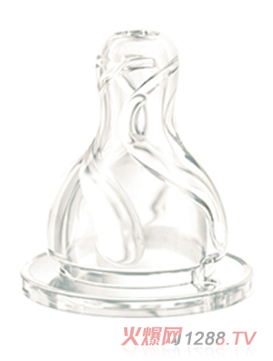 飛樂比曲奇螺旋導(dǎo)流槽標口哺感自然奶嘴