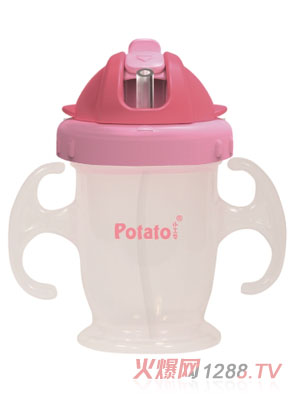 小土豆成長訓練古典吸管杯AQ801-6B