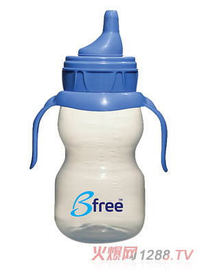 Bfree藍色雙柄嬰兒學(xué)飲杯300ml