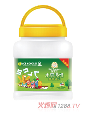 寶之選水果多維營(yíng)養(yǎng)米粉800g桶裝