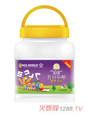 寶之選五谷雜糧營(yíng)養(yǎng)米粉800g桶裝