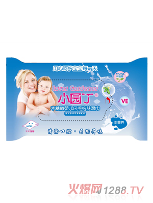 小園丁木糖醇嬰兒口手護膚濕巾