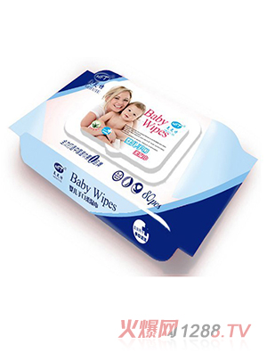 美芙特嬰兒手口柔濕巾80片蓋裝藍(lán)