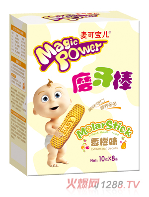 麥可寶兒香橙味磨牙棒