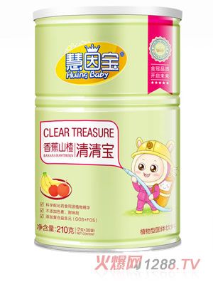 慧因寶香蕉山楂罐裝清清寶
