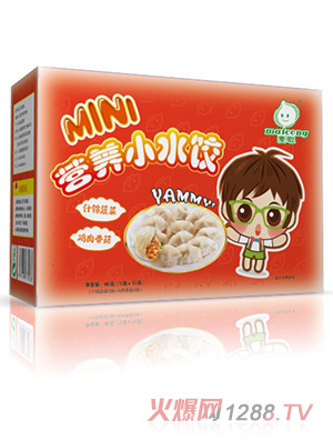 麥聰營養(yǎng)小水餃什錦蔬菜+雞肉香菇