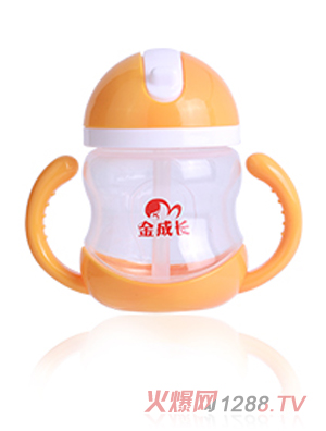 金成長(zhǎng)240ML多彩防漏學(xué)飲杯