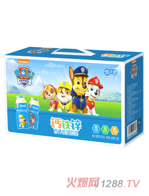 汪汪隊(duì)鈣鐵鋅營養(yǎng)酸奶飲品（原味）禮盒