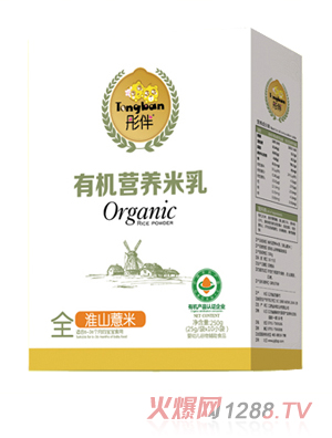彤伴有機(jī)營養(yǎng)米米乳-淮山薏米 盒裝