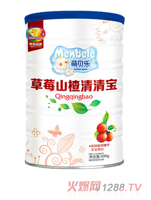 萌貝樂草莓山楂清清寶 桶裝