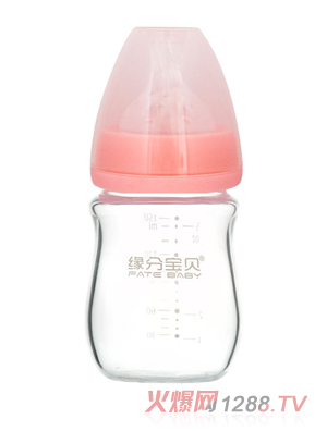 緣分寶貝PPSU奶瓶3100粉色