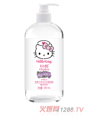 Hello Kitty初酷銀離子免洗手消毒凝膠（植物萃?。?00ml