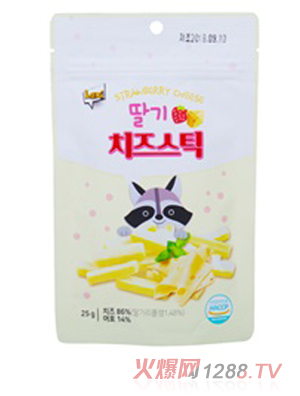 韓國(guó)樂曦奶酪條草莓味25g