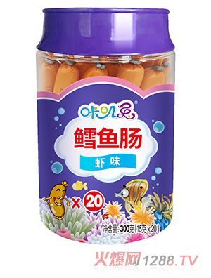 咔嘰兔鱈魚腸300g 蝦味