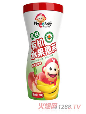 我D小蔡蔡有機水果泡芙（香蕉白桃味）