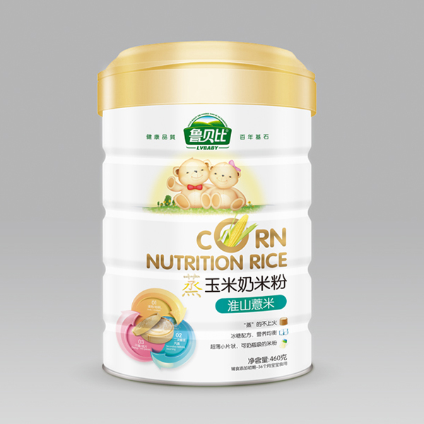 魯貝比淮山薏米配方蒸玉米奶米粉