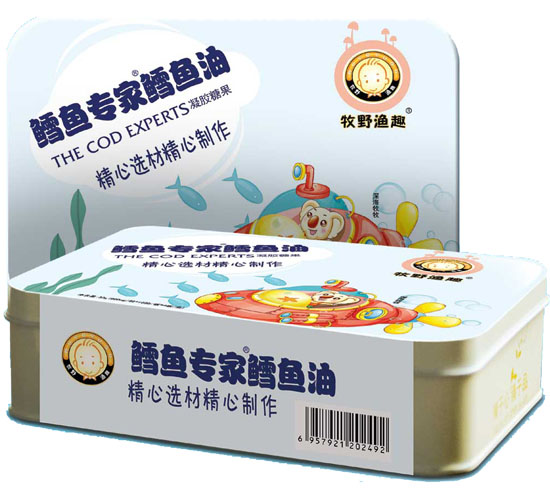 牧野漁趣鱈魚油凝膠糖果盒裝