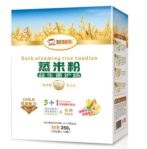智慧熊益生菌護(hù)暢蒸米粉盒裝