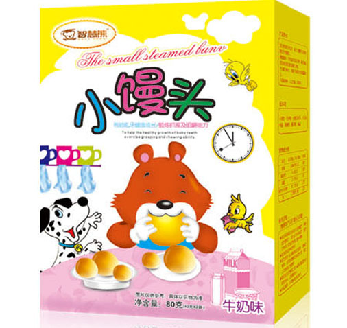 智慧熊小饅頭牛奶味